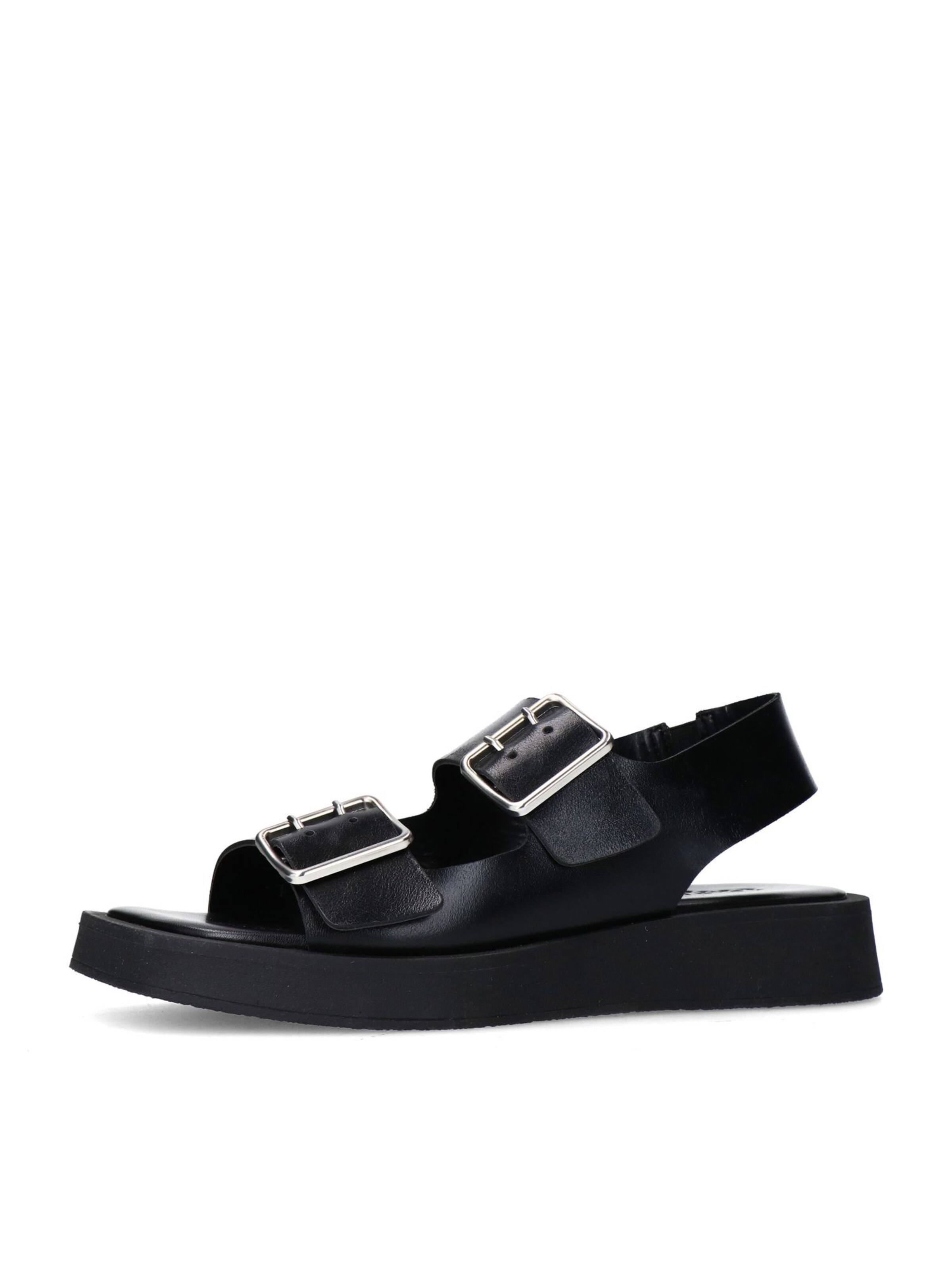 Sandales SACHA en noir : devant