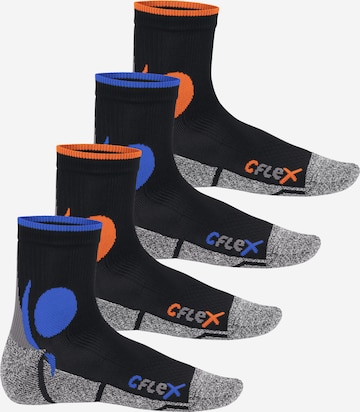 cflex Sportsocken in Blau: Vorderseite