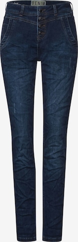 Coupe slim Jean STREET ONE en bleu : devant