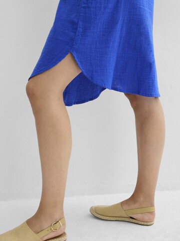bonprix Blousejurk in Blauw