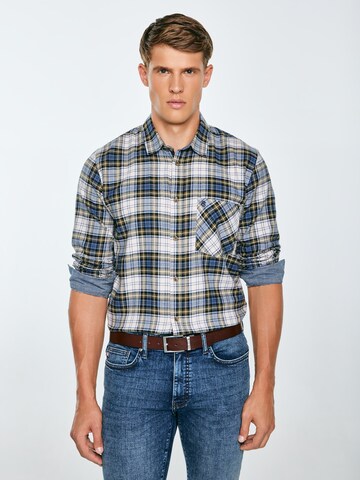 Coupe regular Chemise 'Koner' BIG STAR en bleu : devant