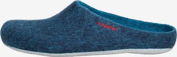 MagicFelt Hausschuh 'Magicfelt' in Blau: Vorderseite
