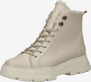 Bottines à lacets Paul Green en beige : devant