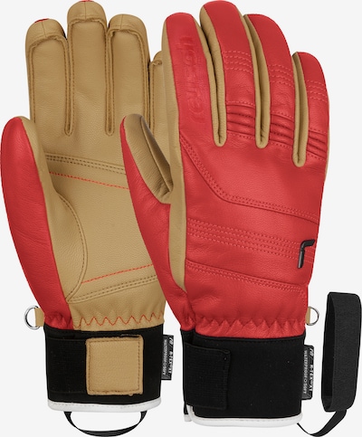 REUSCH Fingerhandschuhe 'Highland R-TEX® XT' in braun / rot, Produktansicht
