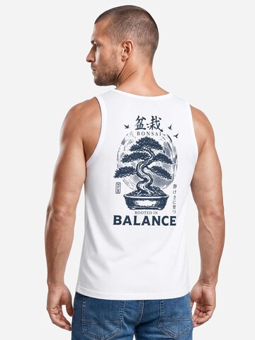 Neverless Shirt 'Bonsai'‌ in Weiß