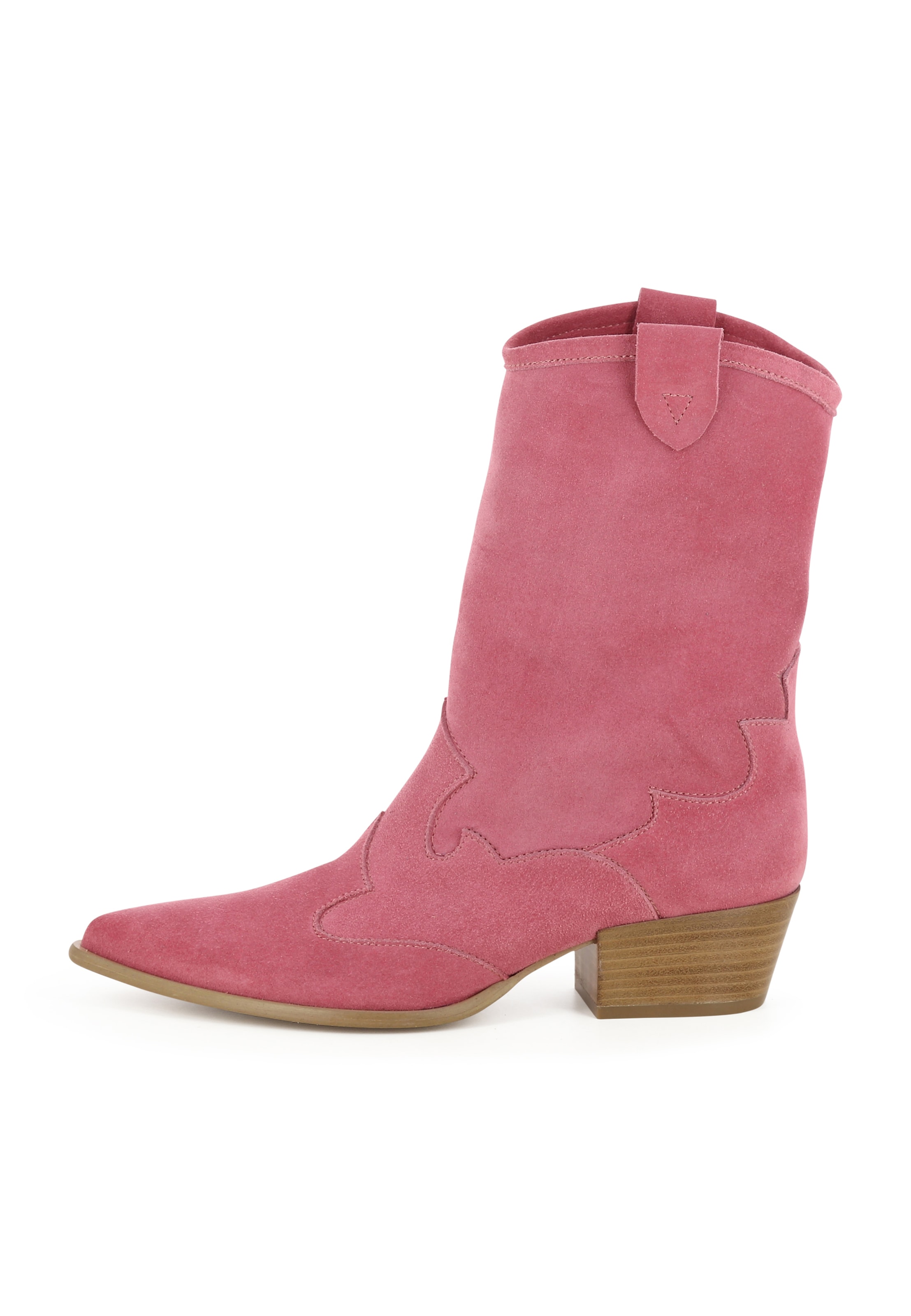 EVITA Cowboy Stiefel 'GINEVRA' in Pink: Vorderseite
