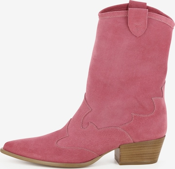 EVITA Cowboy Stiefel 'GINEVRA' in Pink: Vorderseite