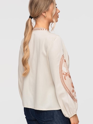 Camicia da donna di Ombre in beige