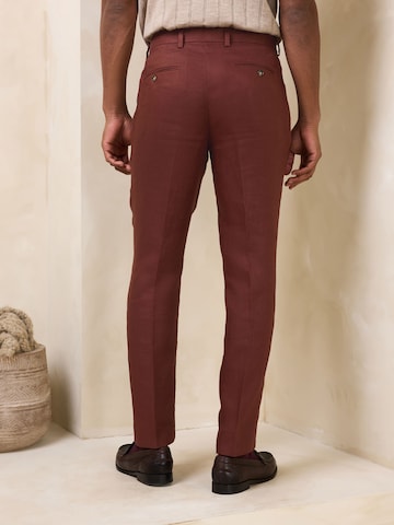 Next Slimfit Hose 'N. Premium' in Braun