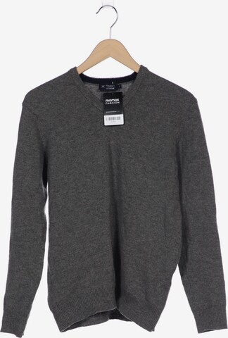 Hackett London Sweater & Cardigan in S in Grey: front