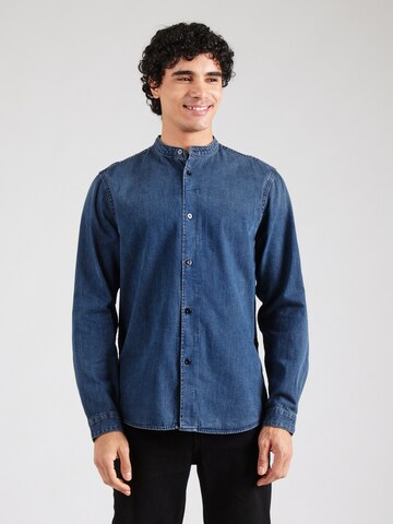 G-STAR - Regular Fit Camisa em azul: frente