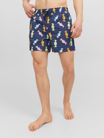 JACK & JONES Zwemshorts 'Fiji' in Blauw: voorkant