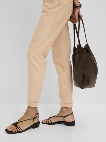 bonprix Regular Broek in Beige