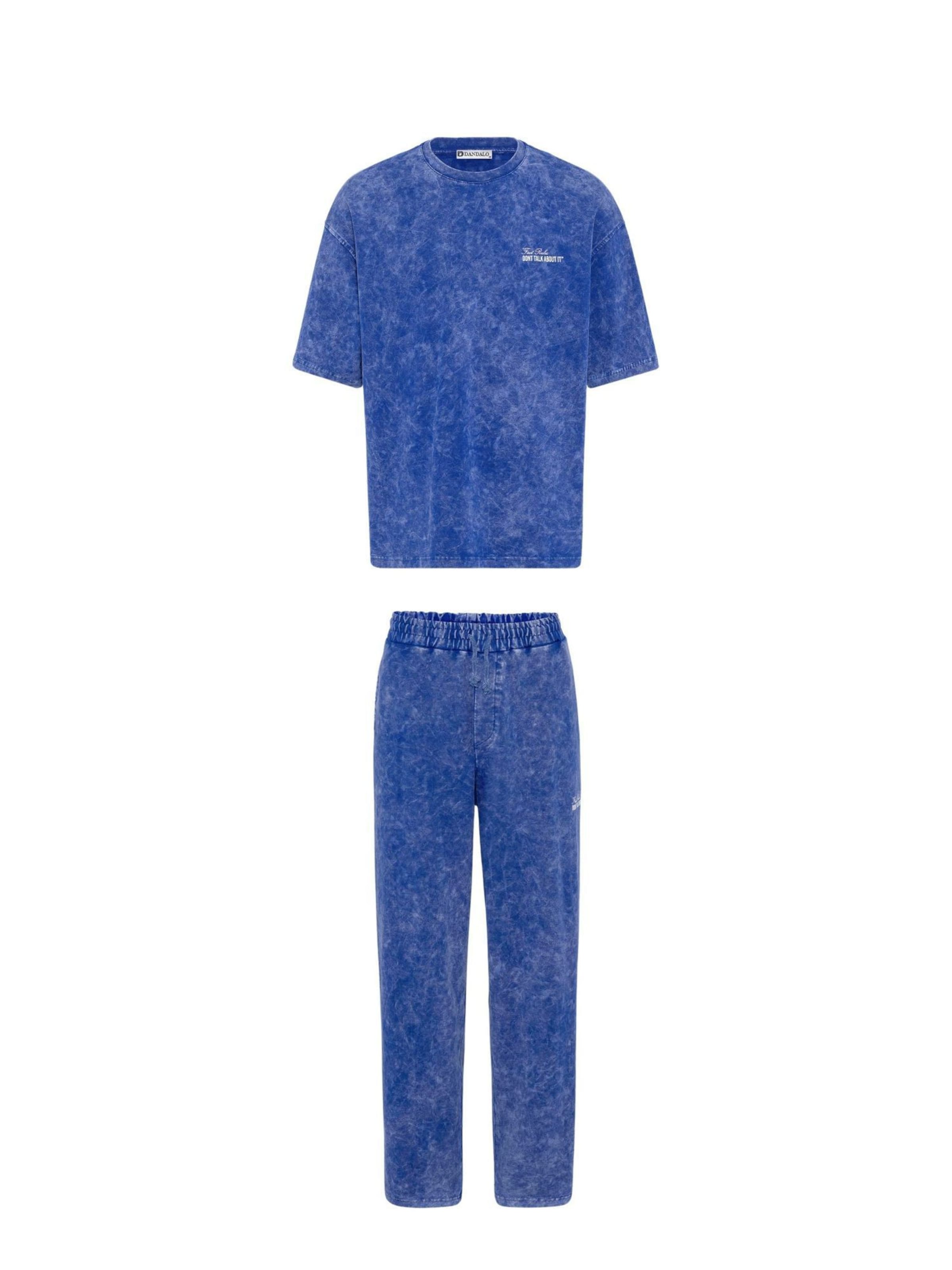 Dandalo Treniņtērps, krāsa - zils / balts, Preces skats