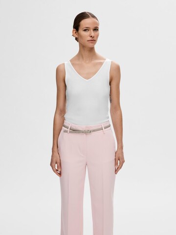 Top 'Dianna' di SELECTED FEMME in bianco: frontale