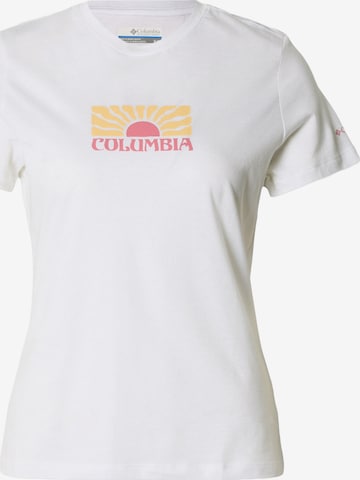 COLUMBIA Toiminnallinen paita 'Ruby Springs™' värissä valkoinen: etupuoli
