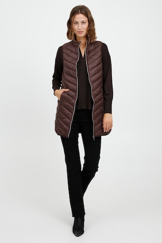 Fransa Vest 'FRBAPADDING 4' in Brown