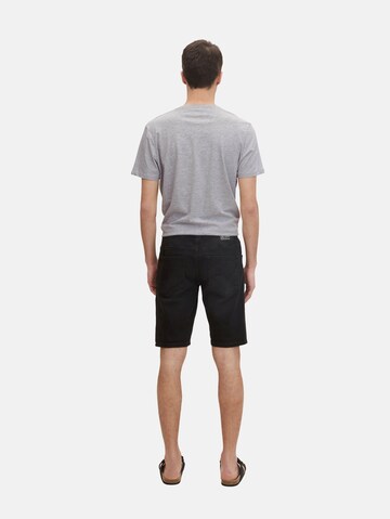 TOM TAILOR Regular Shorts in Schwarz