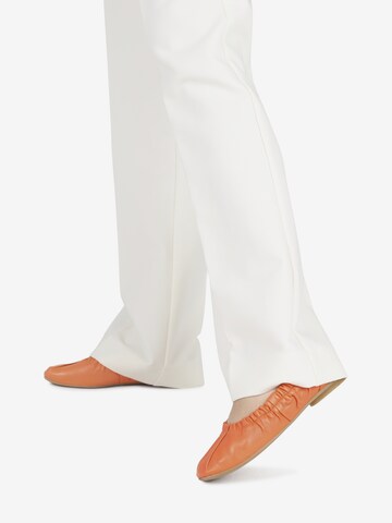 BRONX Ballet Flats 'Alor-A' in Orange: front