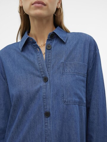 VERO MODA Shirt dress 'VMEloise' in Blue