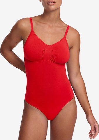 cfab (formerly creamy fabrics) Shapingbody 'Sculpting Shapewear mit String' in Rot: Vorderseite