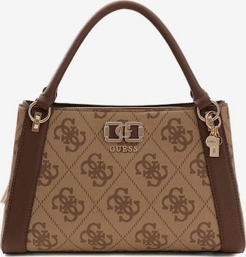 Borsa a mano di GUESS in marrone: frontale