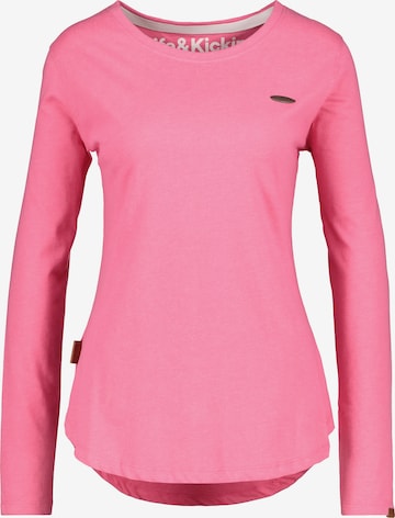 Alife and Kickin Shirts 'LeaAK' i pink: forside