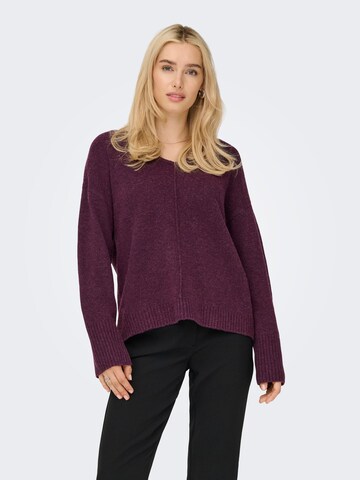 Pullover 'ONLWhitney' di ONLY in lilla: frontale