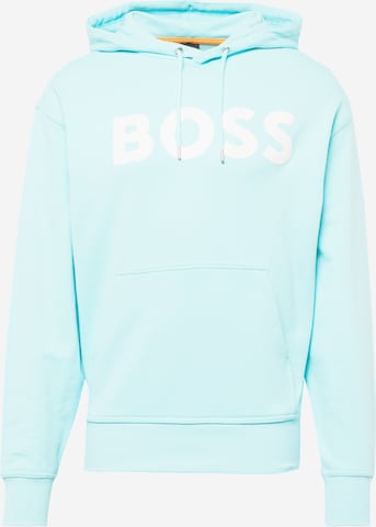 Sweat-shirt BOSS en bleu : devant