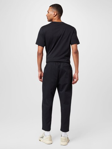 ADIDAS ORIGINALS Tapered Trousers 'Graphics Campus Chino' in Black