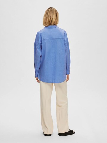 SELECTED FEMME Blouse 'LINA SANNI' in Blue