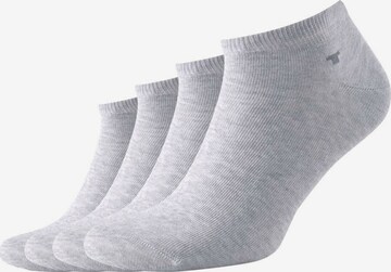 TOM TAILOR Ankle Socks in Grey: front