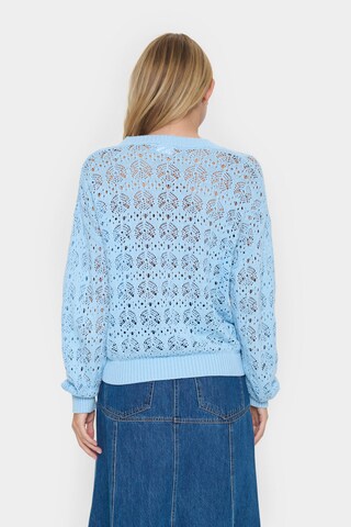 SAINT TROPEZ Sweater 'Juna' in Blue