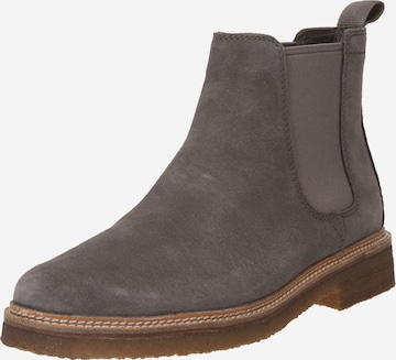 CLARKS Chelsea Boots 'Clarkdale' in Grey: front