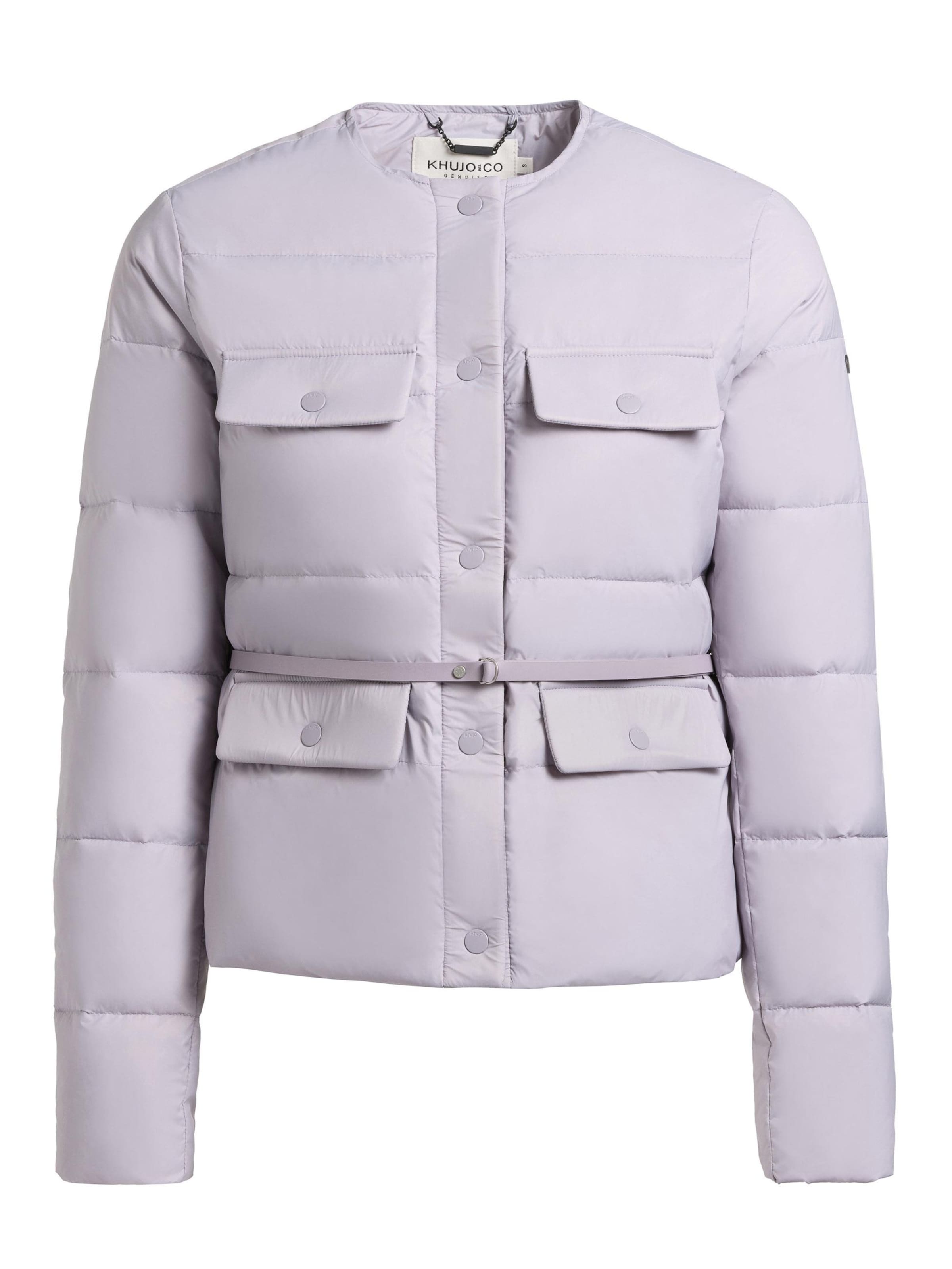 khujo Jacke 'Cinnia' in Lila: Vorderseite