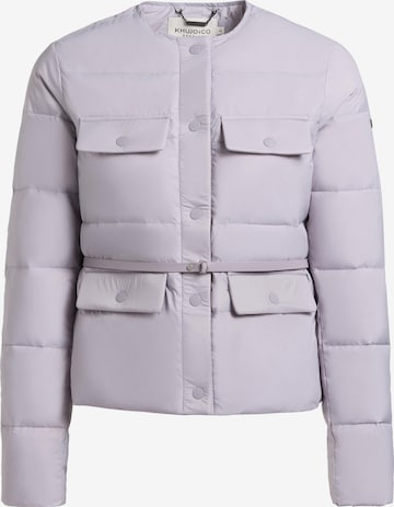 Veste d’hiver 'Cinnia' khujo en violet : devant