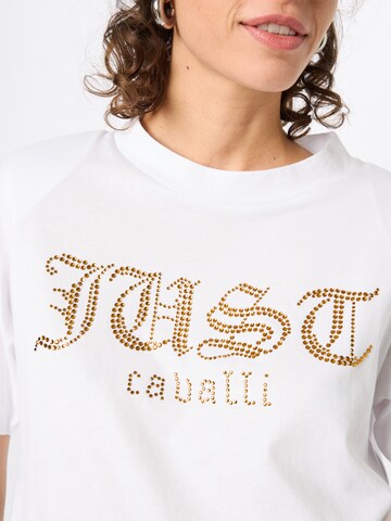 Just Cavalli قميص بلون أبيض