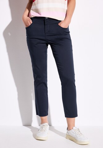 STREET ONE Slimfit Hose in Blau: Vorderseite