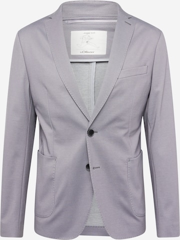 Coupe regular Veste de costume s.Oliver en gris : devant