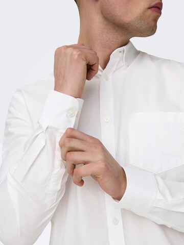 Only & Sons Regular fit Skjorta 'Alvaro' i vit