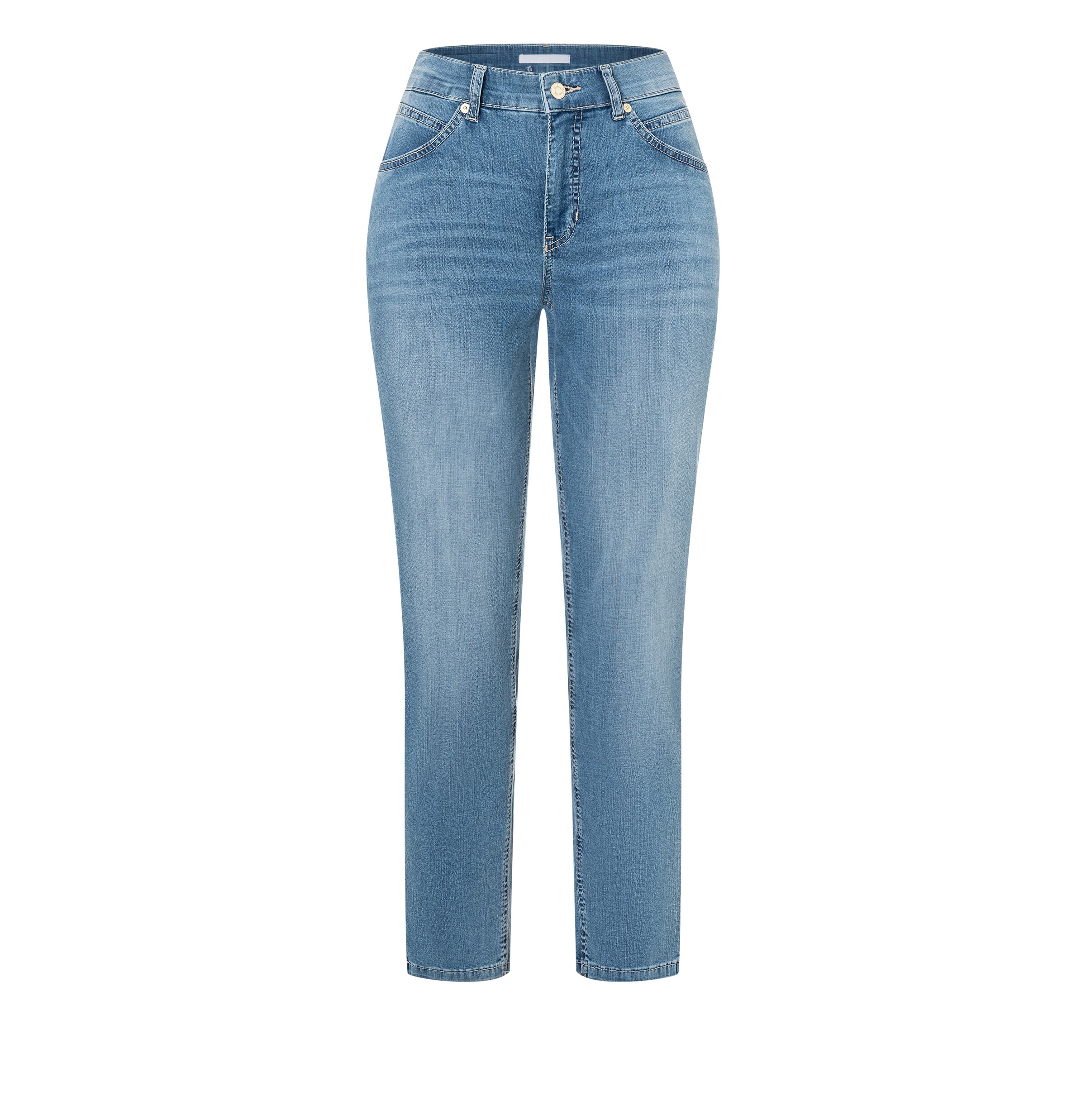 MAC Slimfit Jeans in Blau: Vorderseite