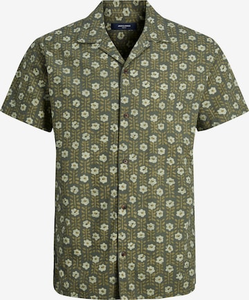 JACK & JONES جينز مريح قميص 'LANDON' بلون أخضر: الأمام