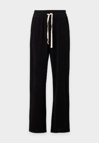 Atelier de roupa Wide Leg Housut 'LANIK' värissä musta: etupuoli