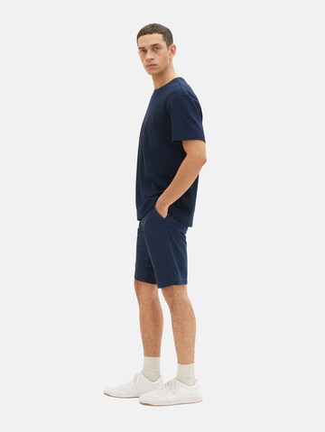 TOM TAILOR Regular Shorts in Blau