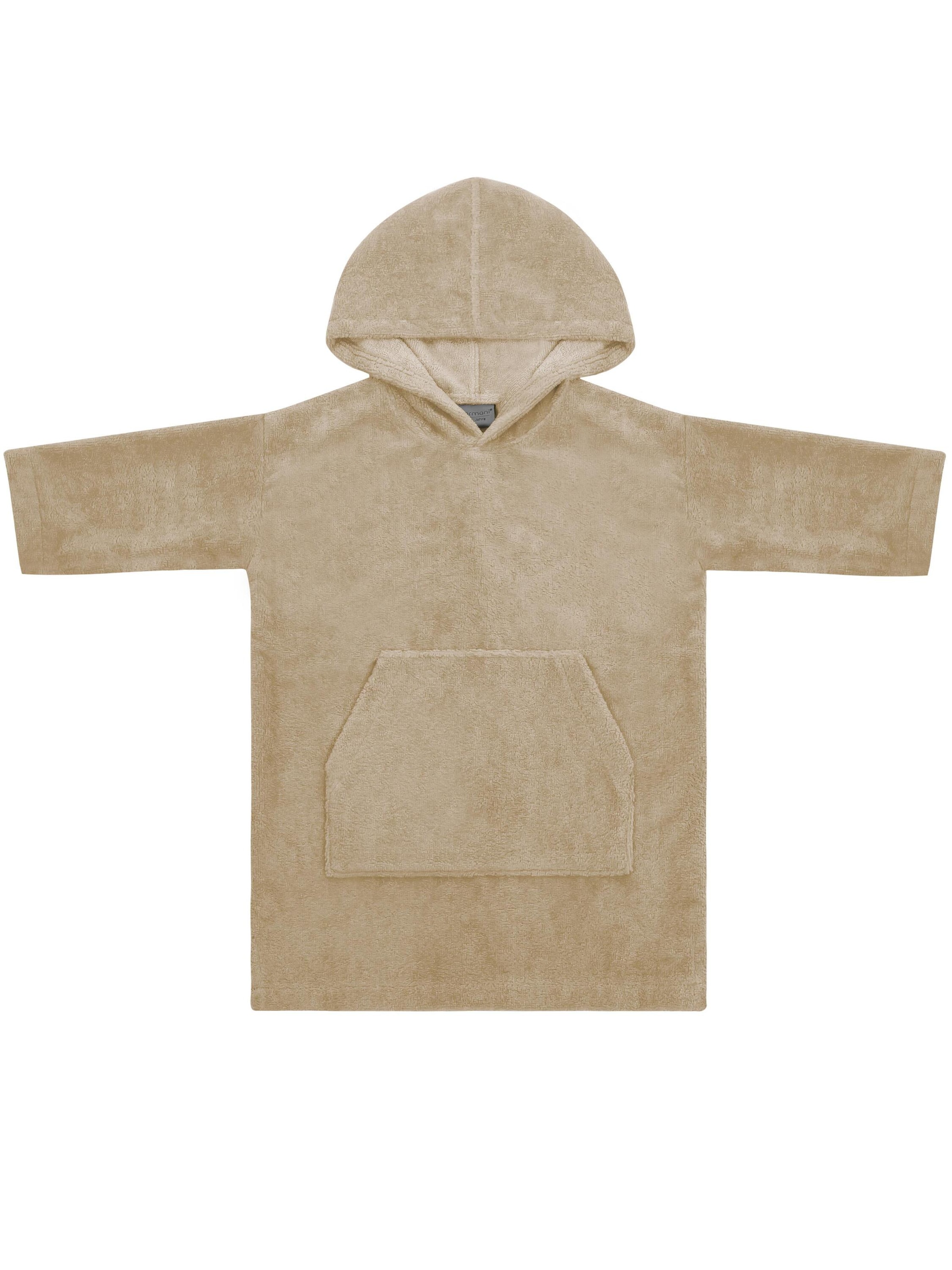 normani Bademantel 'Pichilemu' in Beige: Vorderseite