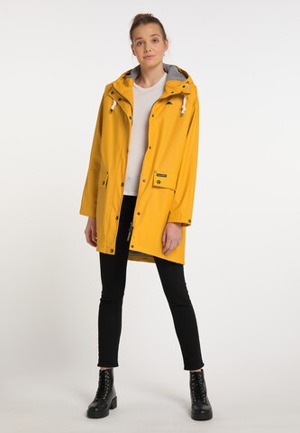 Schmuddelwedda Between-Seasons Coat in Yellow