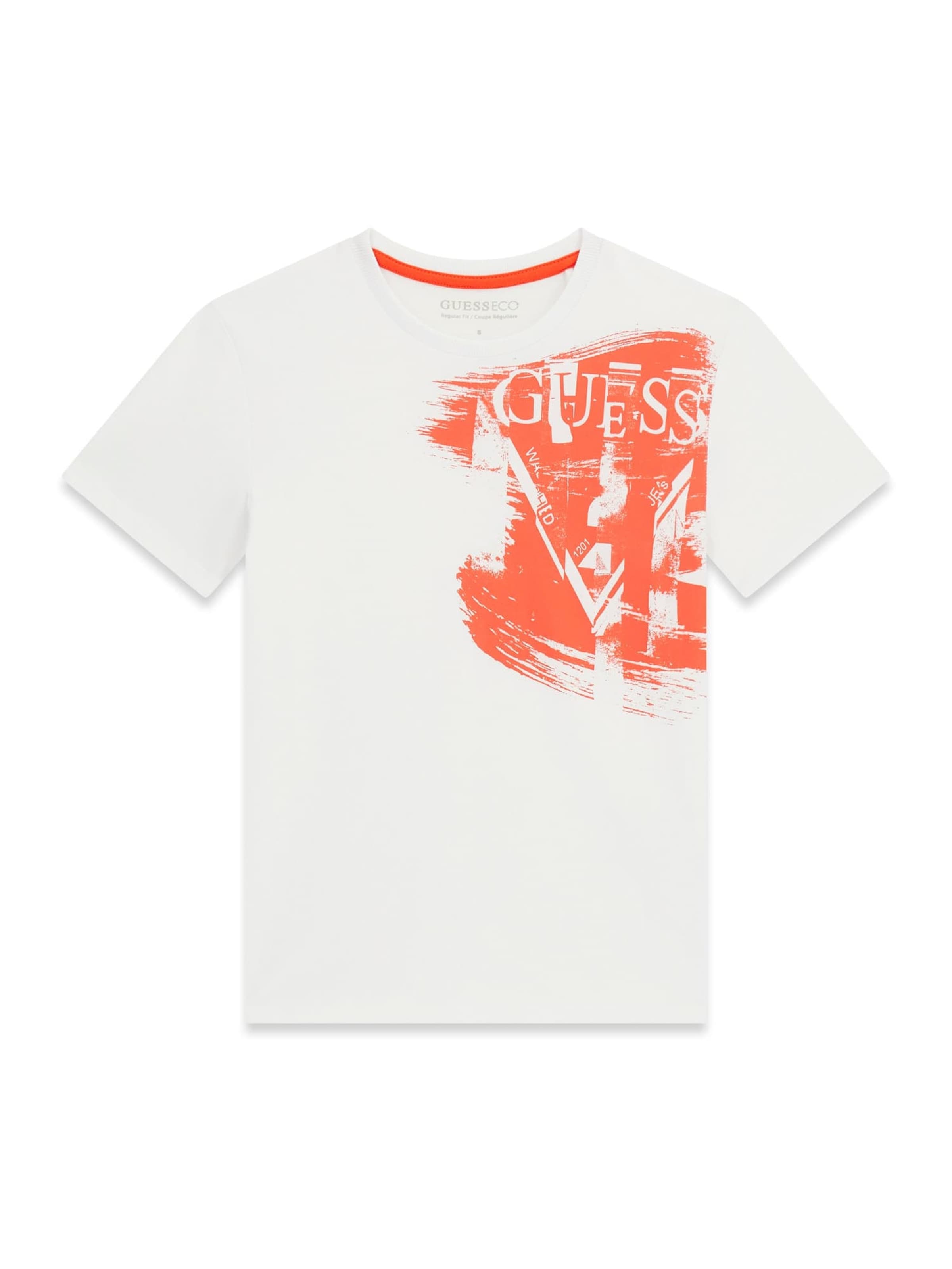 GUESS Shirt in Dark orange / White, Item view