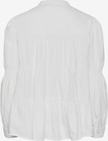PIECES Bluzka 'SILLA' w kolorze biały