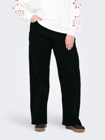 ONLY Carmakoma Wide leg Jeans 'CARBilly' in Black: front
