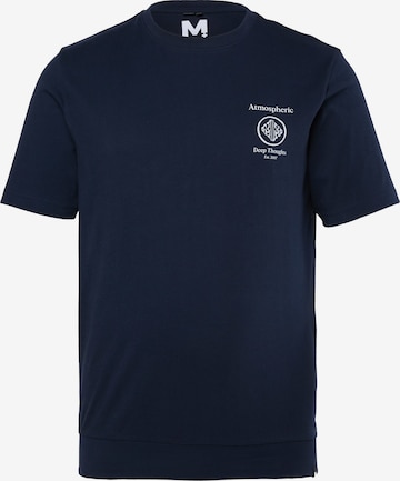 Men Plus Shirt in Blue: front